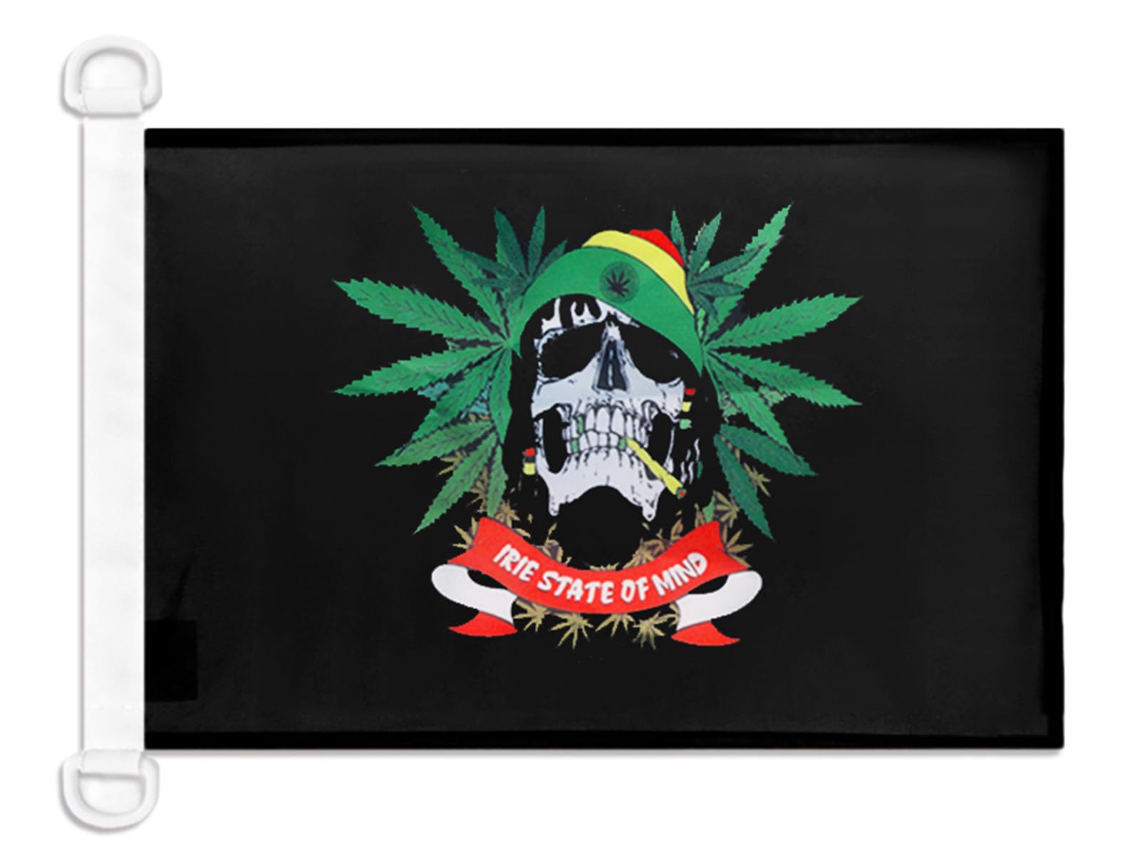 Piratenflagge Mit Rotem Kopftuch - Premium Bootsflagge 30 X 45 Cm Aus Wetterfestem Polyester