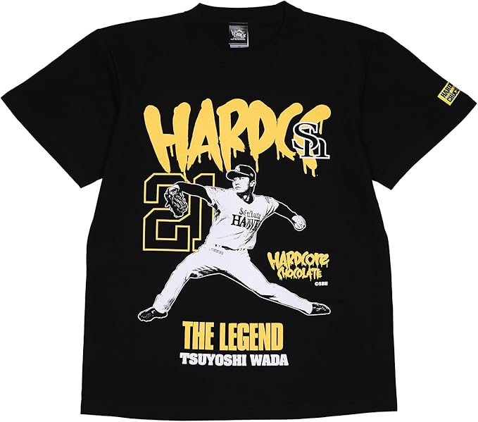 90年代 福岡ダイエーホークス ビッグロゴ ベースボールシャツ 21番 和田毅 90年代 福岡ダイエーホークス ビッグロゴ ベースボールシャツ 21