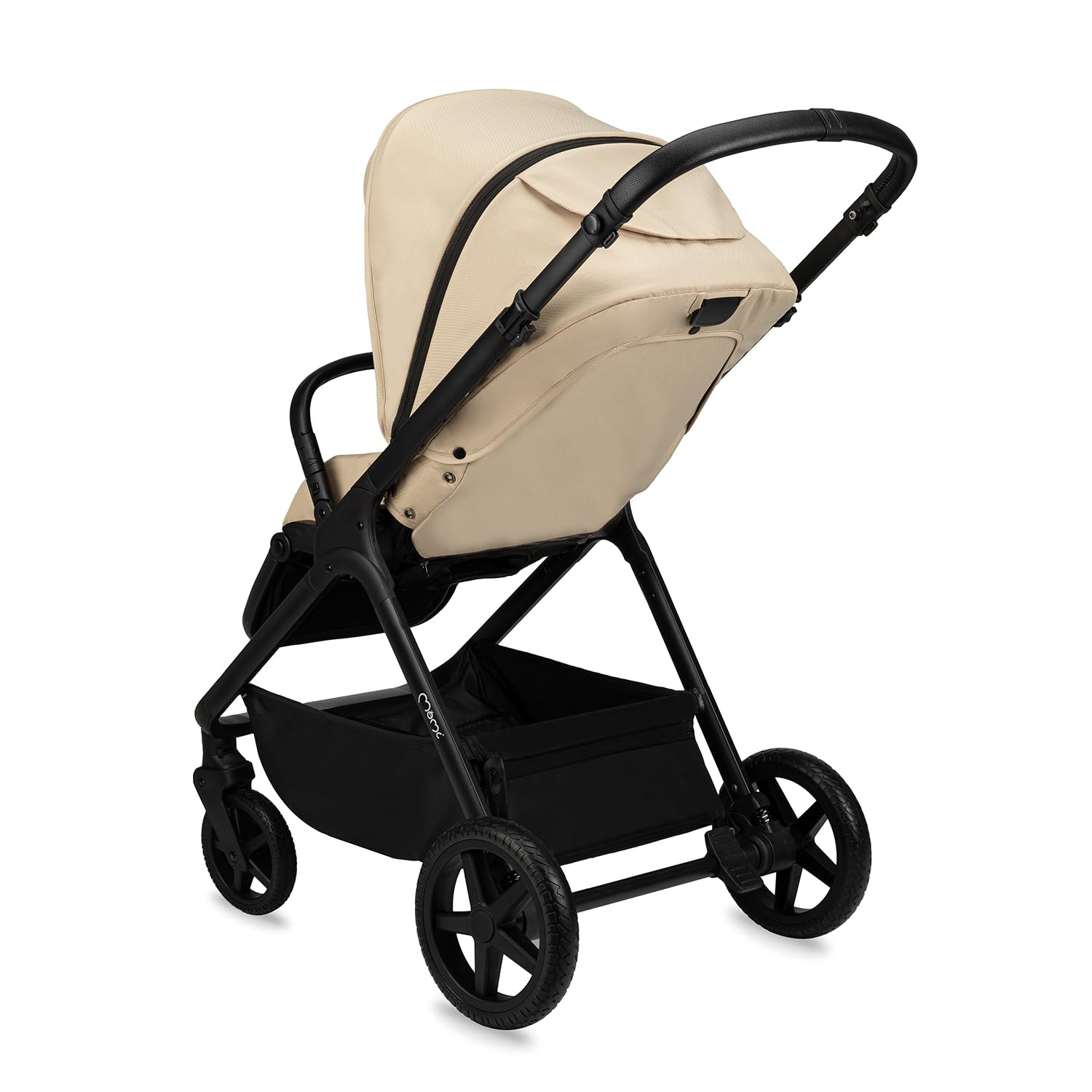 MoMi GISELLE Kombi-Kinderwagen 2 in 1 mit Buggy-Funktion, 5-Punkt-Sicherheitsgurt, ab dem 1. Lebenstag, bis 22 kg Körpergewicht (Buggy), Einkaufskorb, Matratze, Regenschutz und Wickeltasche