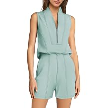 SENSERISE Womens Jumpsuits Casual One Piece Jumpsuit Summer Romper Shorts 2026 Lounge Vacation Airport Travel Outfit