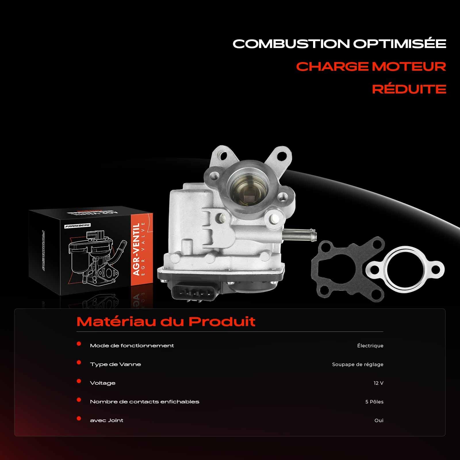 Frankberg Vanne EGR (recirculation des gaz d'échappement) 14710-EC00B