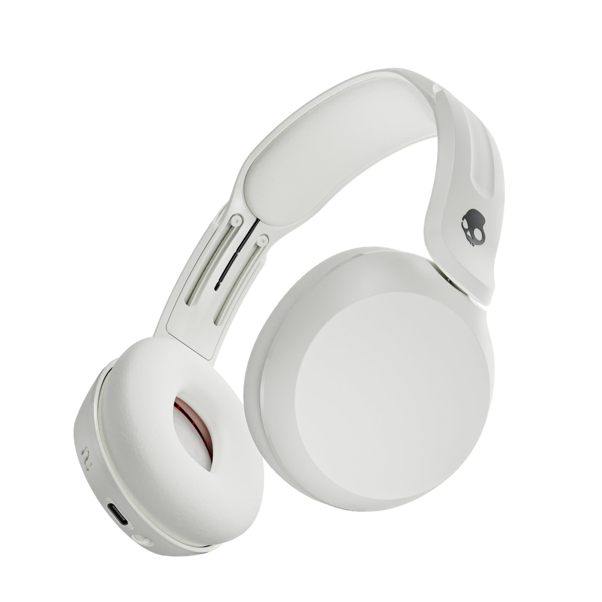Skullcandy Icon 180 Kabelloser On-Ear-Kopfhörer Bluetooth, bis zu 50 Std Akkulaufzeit, leicht, perfekt für Reisen, sicherer Sitz, schweiß- und wasserresistent, Mikrofon für iPhone, Android - Knochen