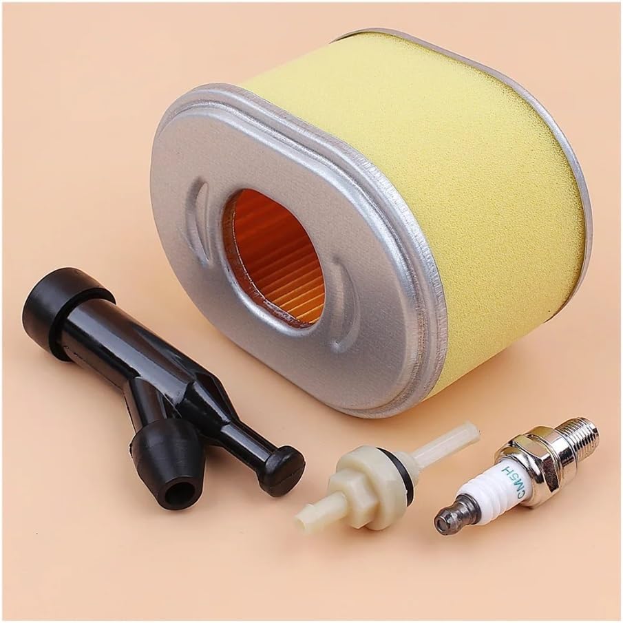 Air Filter Spark Plug Cap Tune Up Kit for GX140 GX160 GX200 17210-ZE1-822 17210-ZE1-505 5.5-6.5HP Engine Motor Accessories