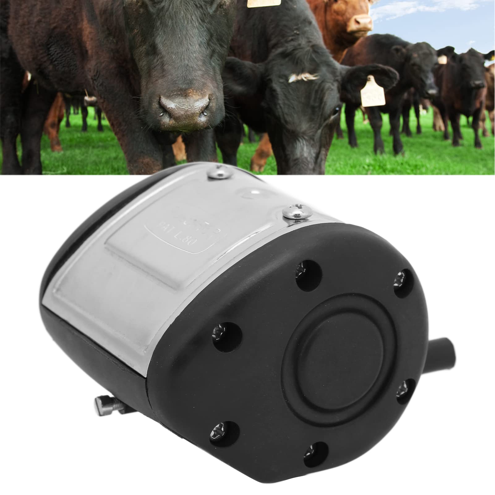 L80 Pneumatic Pulsator,Vacuum Milking Pulsator Machine 2 Exits Milking Pneumatic Pulsator Stainless Pneumatic Pulsator for Cow Sheep Milking Machine