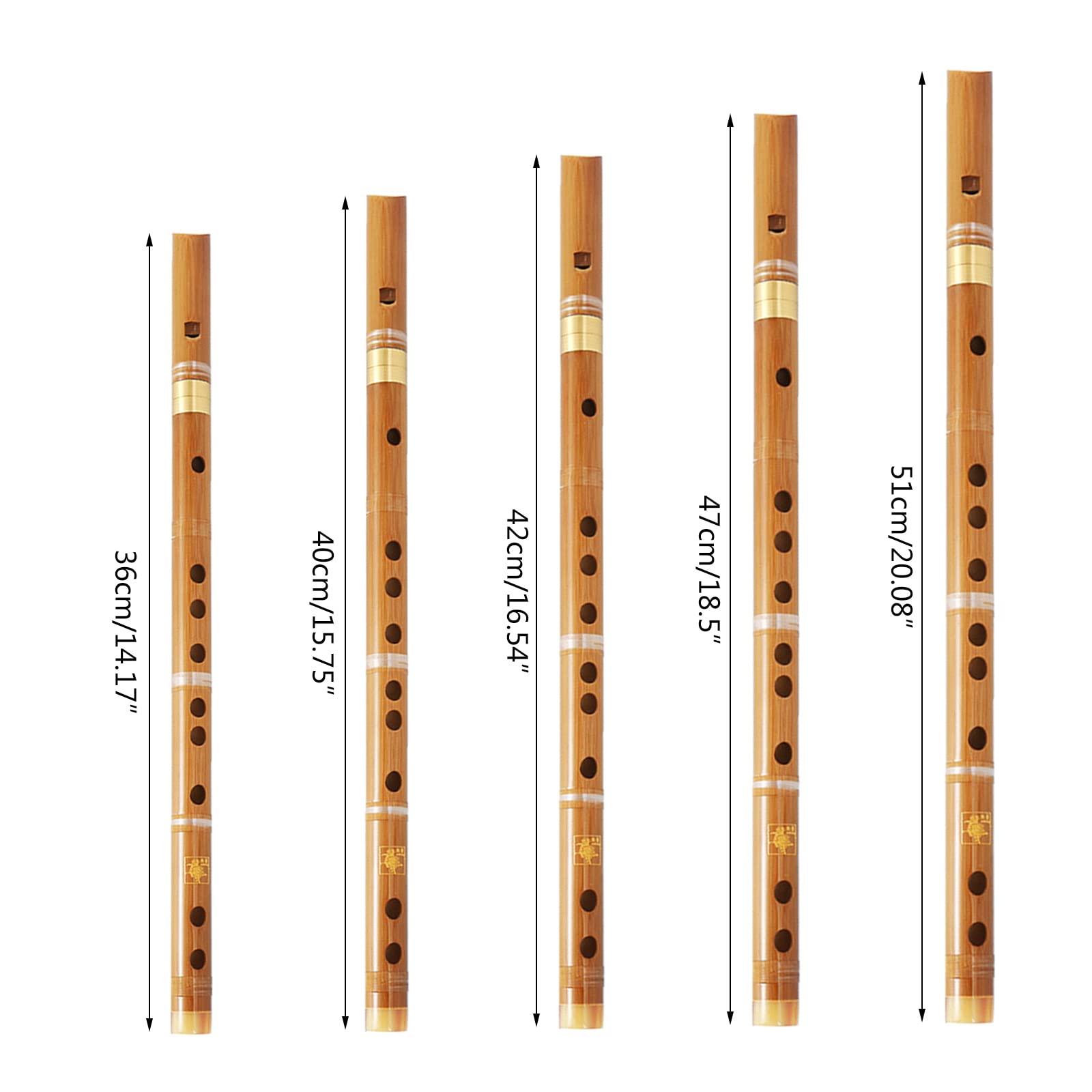 Flûte à bec alto professionnelle en Do Flûte traditionnelle pour débutant 6 trous Clarinette pour enfants et adultes Instrument de musique Flûtes chinoises en bambou Instrument de musique