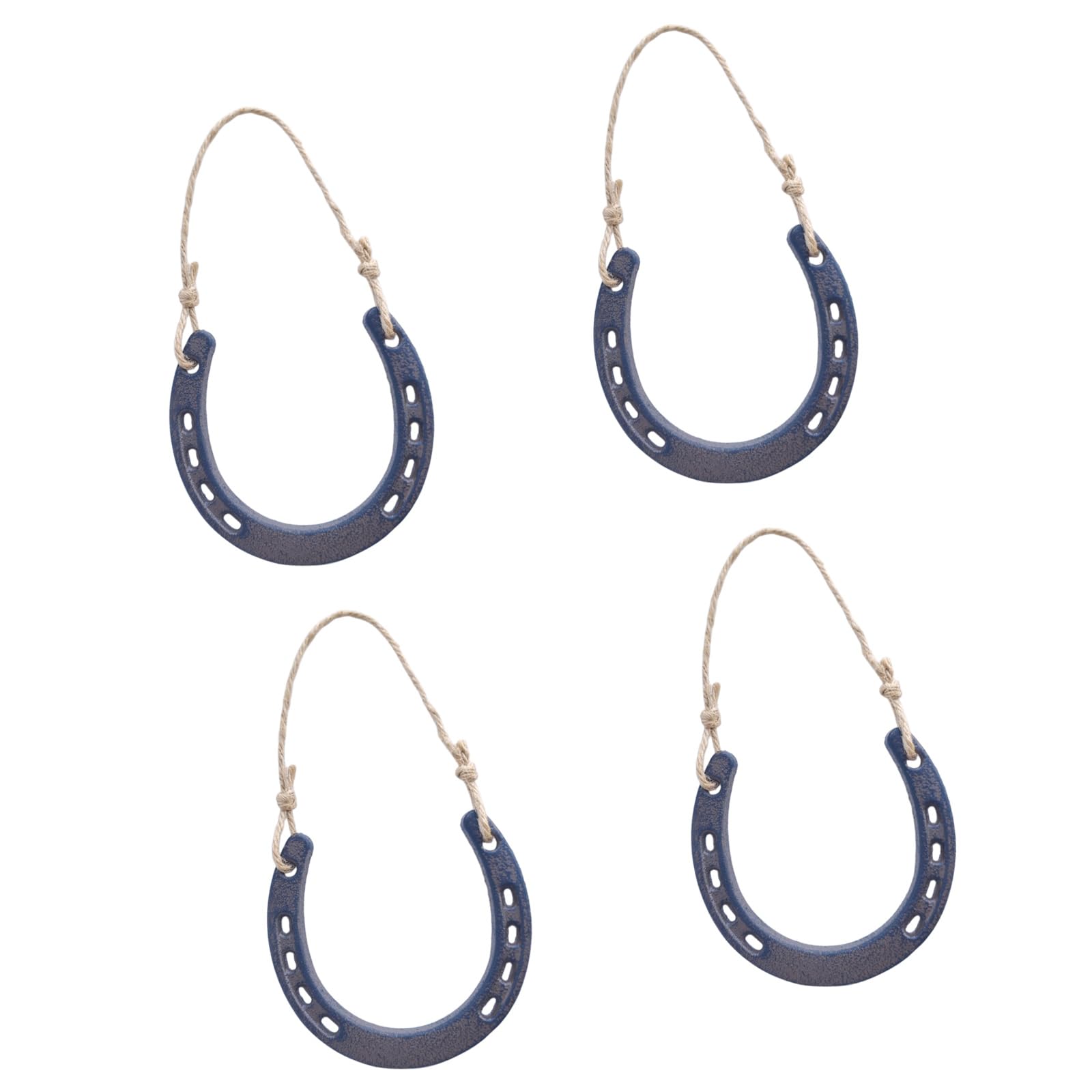 4Pcs Horseshoe Good Luck Charm Cast Iron Wall Decorations for Prosperities and Fortunes Housewarmings Gift Good Luck Charm