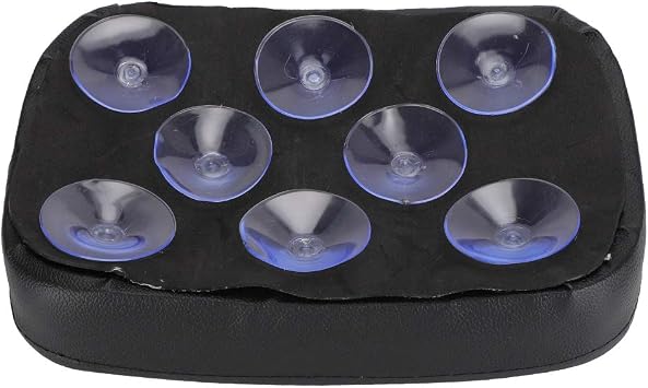Motorcycle Passenger Pad, Motorcycle Pillion Passenger Pad Seat with 8 Suction Cups, Universal Riding Rear Seat Cushion