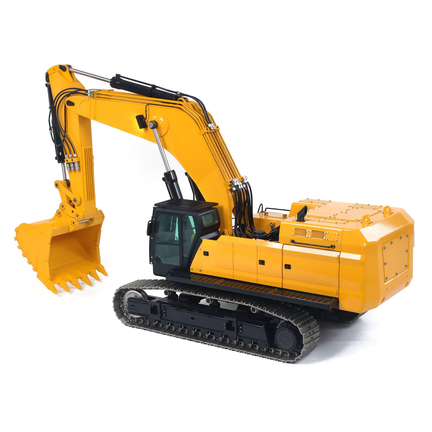 Escavatore idraulico pesante 1/12 RC 395F in metallo telecomandato pronto