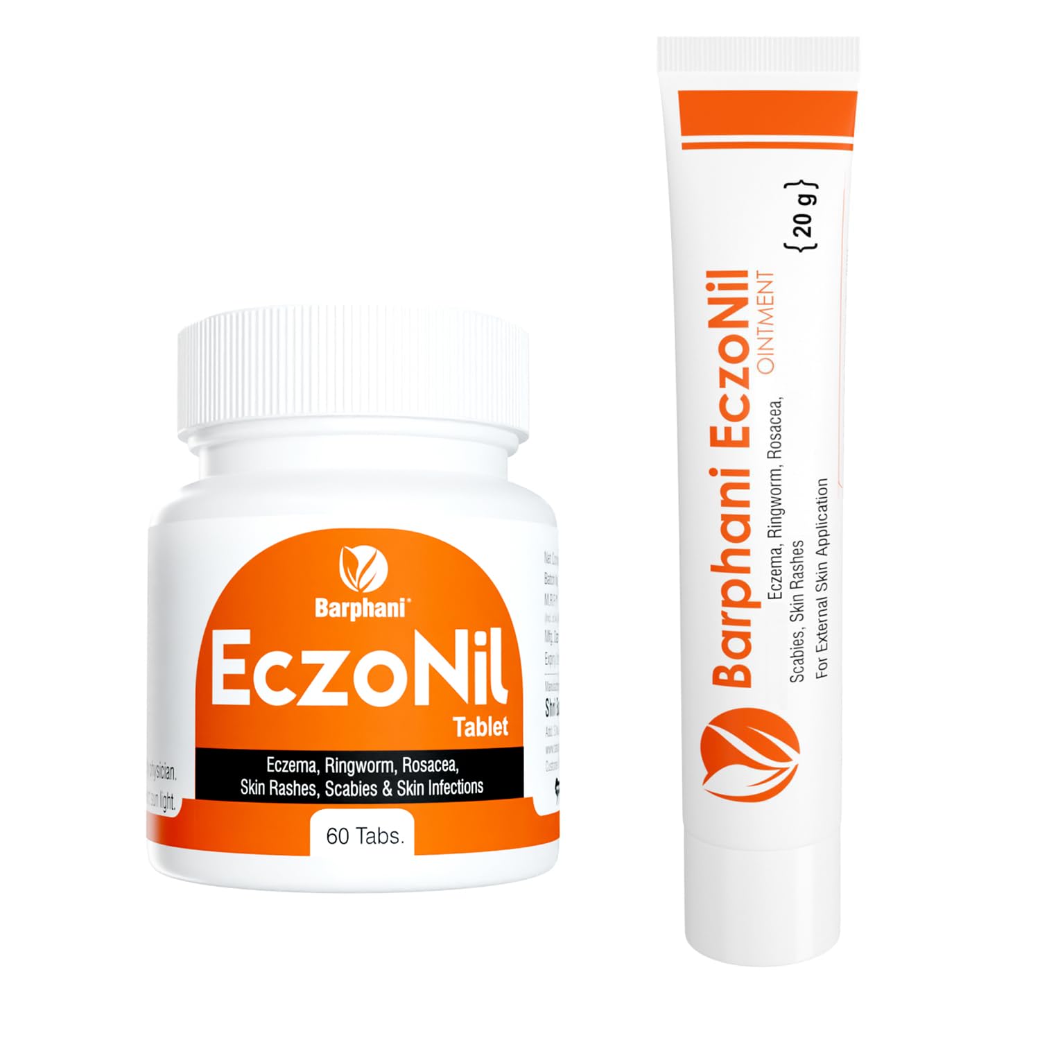 Buy Barphani EczoNil Duo EczoNil Ointment (40g), EczoNil Tabs (60 Tabs
