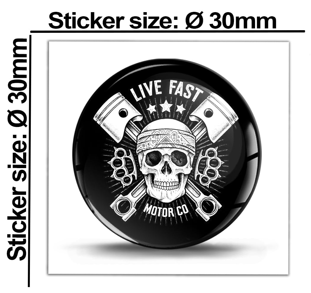 Helm-Aufkleber Streifen-Design – Silbernes Vinyl, Für Alle Helmtypen, Leicht Zu Montieren