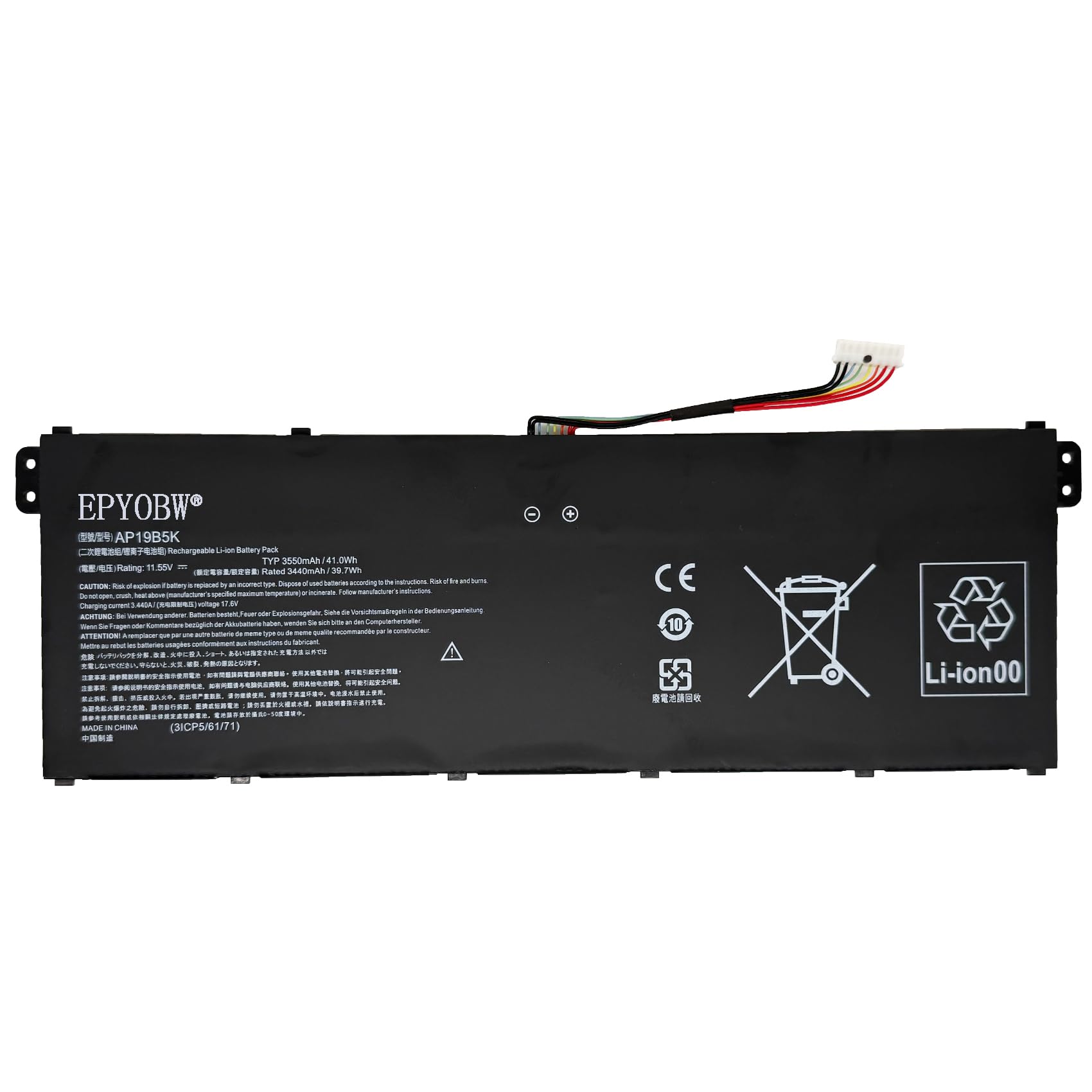 Vhbw Batteria Per Acer Aspire 3410/3750/3810 – 4400mAh 11.1V – Ricambio AS09D31 - 2