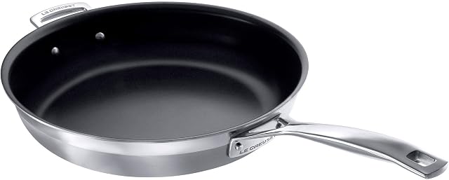 Le Creuset 3-Ply Stainless Steel Non-Stick Frying Pan, 30 x 6.5 cm