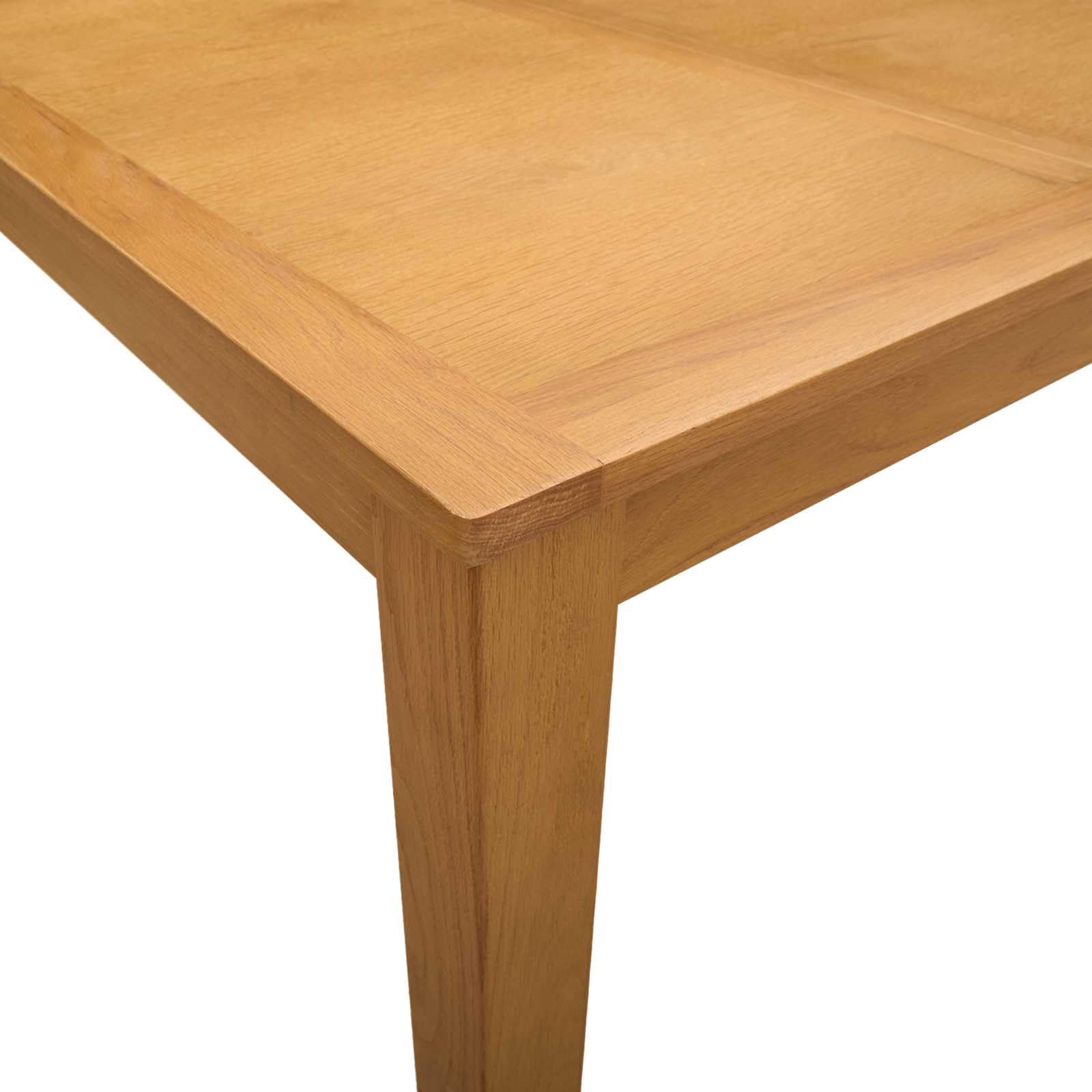 Table à manger 150 x 85 x 75 cm en bois massif chêne naturel avec pieds