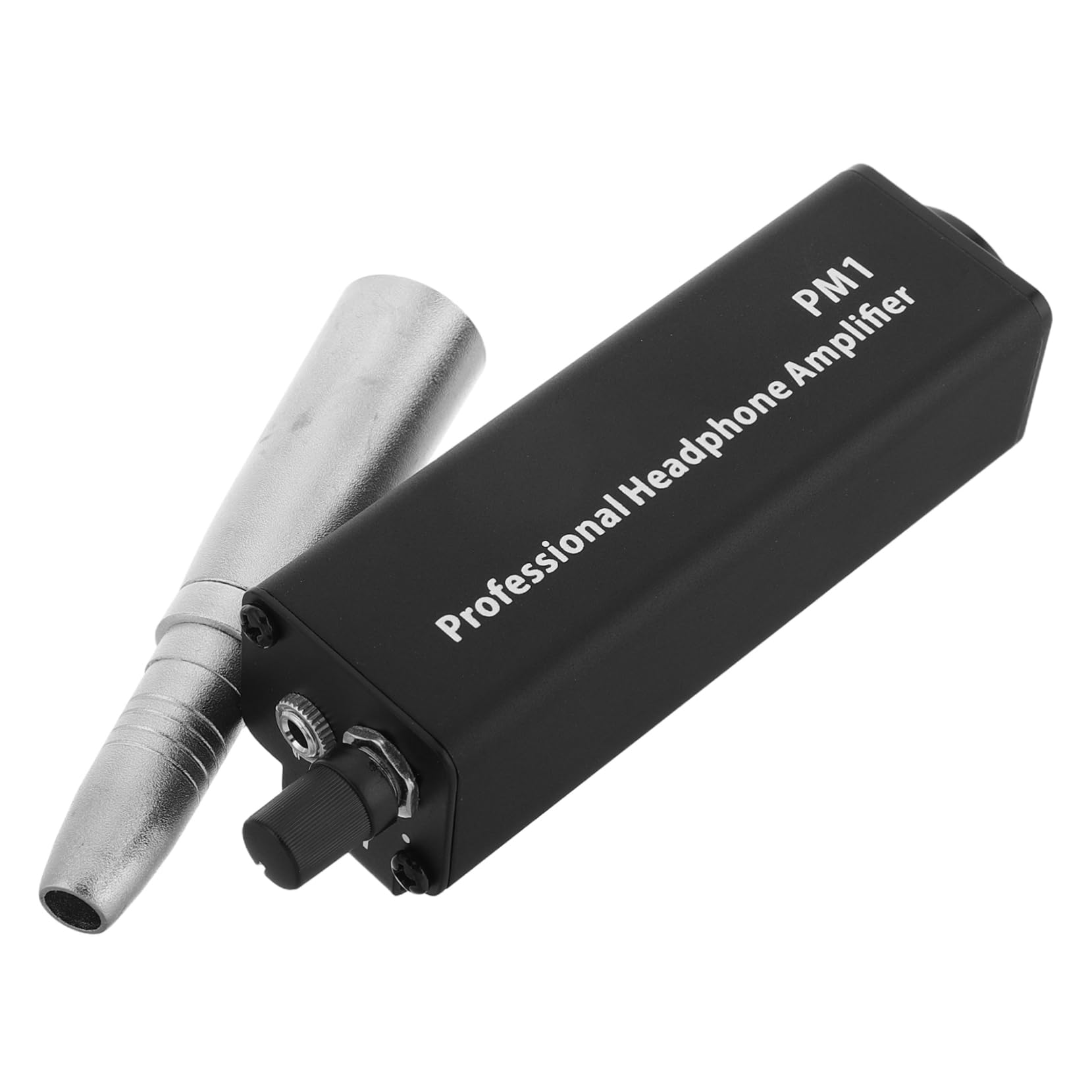Hemobllo Convertidor Amplificador De Auriculares Canal Portátil Potenciador De Audio Estéreo para Reproductores Digitales y Interruptor De Ganancia para Auriculares