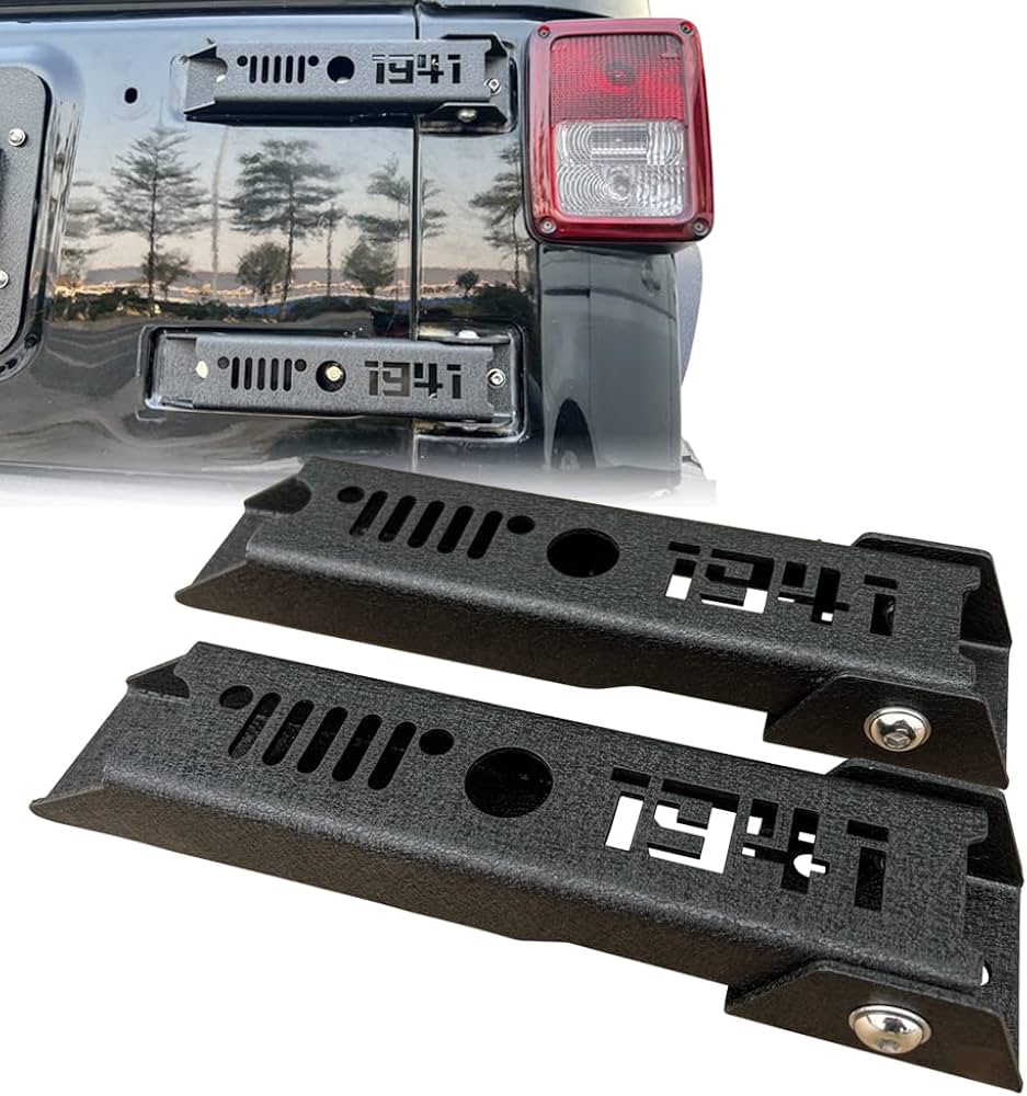 Amazon.co.jp: TIOYAR ラングラー スチール 高耐久 補強 テールゲート