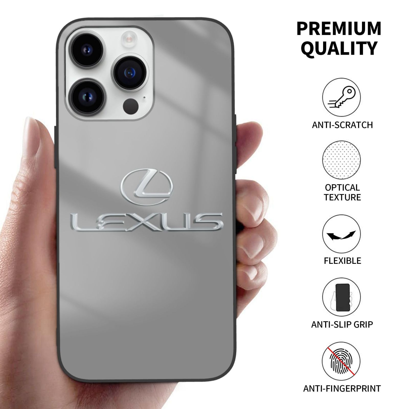 Amazon.co.jp: Iphone 14 Pro Max Case, Lexus Logo Apple 14 Glass