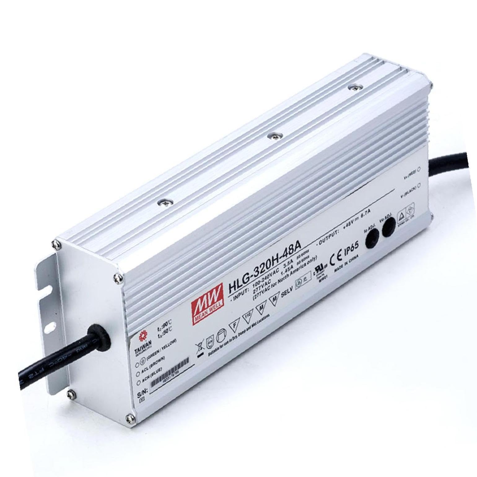 MEAN WELL HLG-320H-48A LEDドライバー電源 未使用品 Amazon.co.jp: MEAN WELL LEDドライバー HLG-320H-48A 320W 6.7A 48V