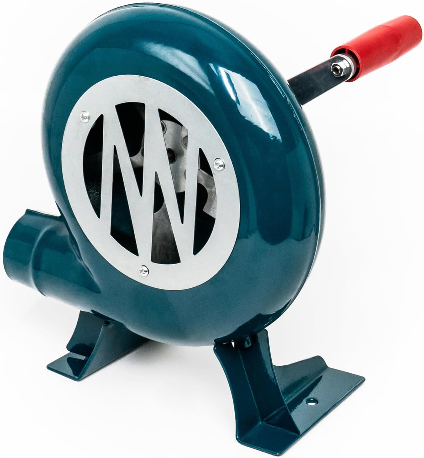 Air Blower, 200W Fire Blower With Hand Crank, Heat Up Coal Forges or Charcoal Grills, Fan for Barbecue/Hiking, As Is Shown, MJZ-HB4-UNR127