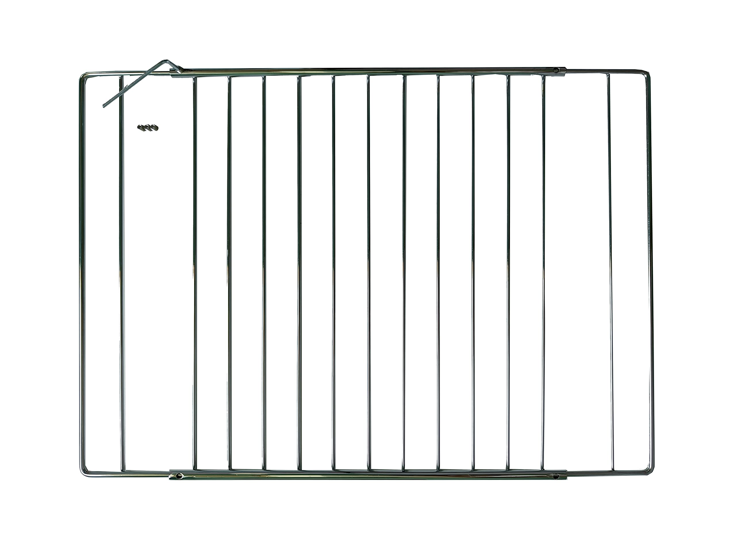 MIRTUX 2 x grill do piekarnika - model adaptacyjny, szerokość: 31 cm i długość rozsuwana - regulowana od 37 cm (minimalny wymiar) do 65 cm (maksymalny wymiar).