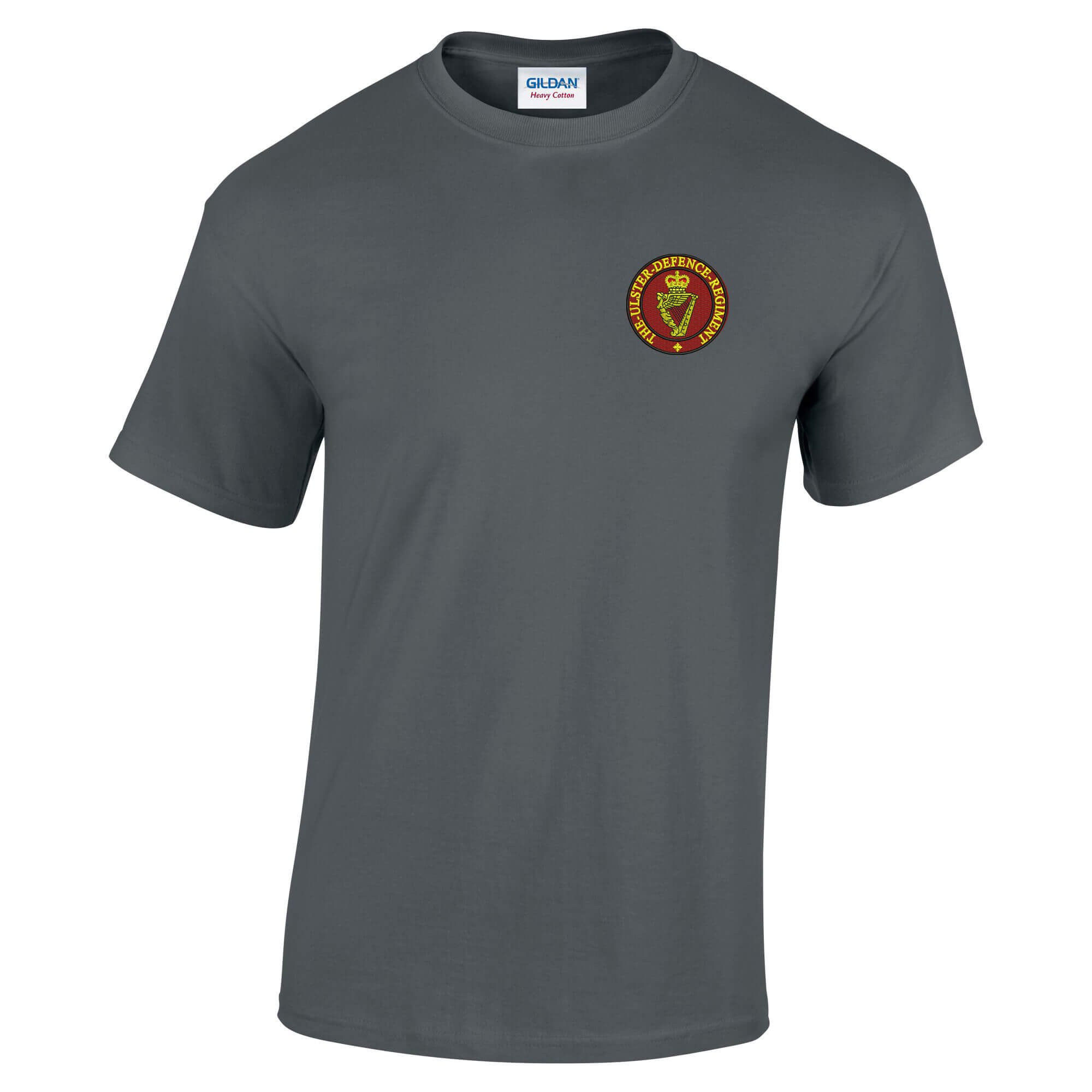 Pineapple Joe's Ulster Defence Embroidered T-Shirt - Charcoal - X Large