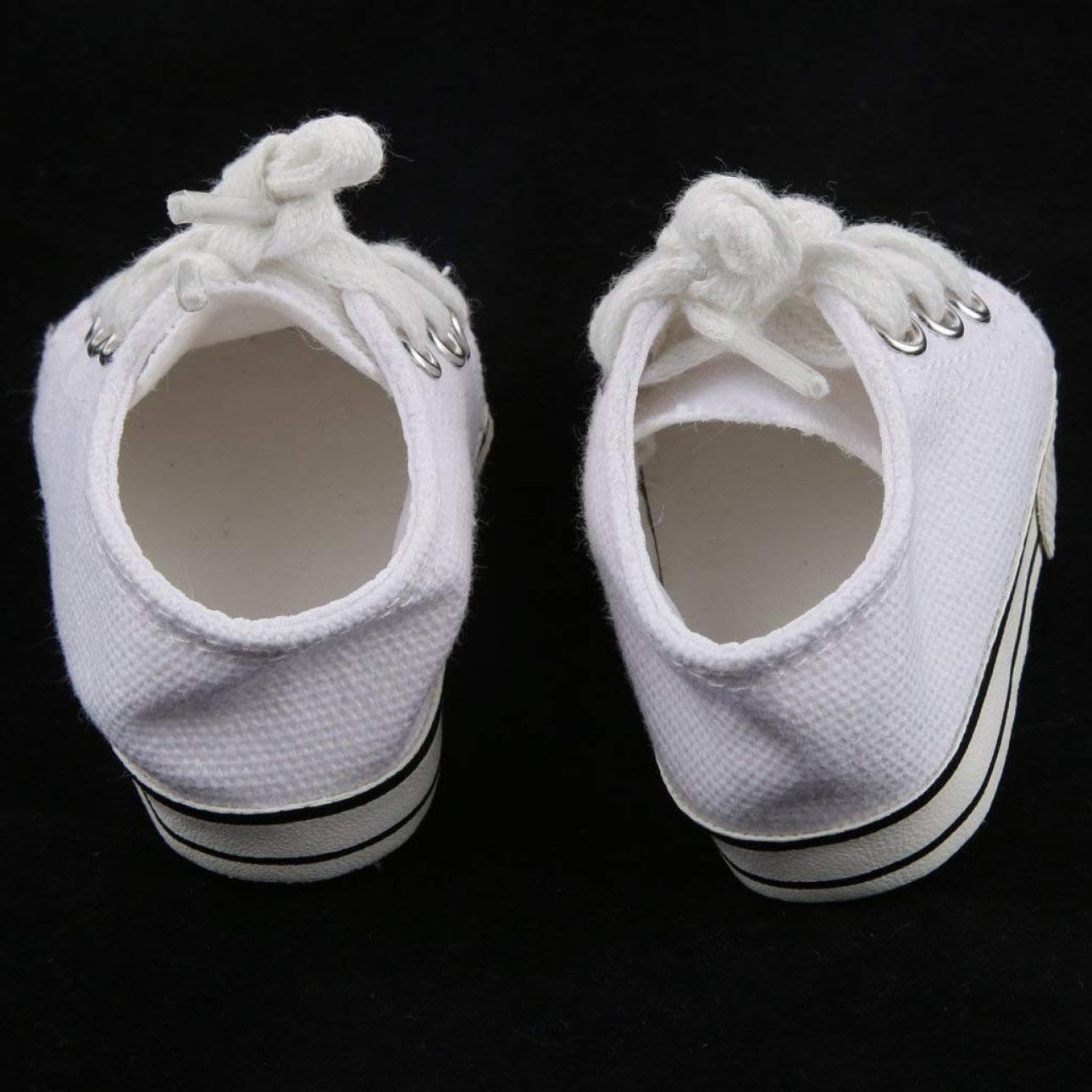Scarpe da bambola da 1 reair bianca casual skateboarding calzature per bambini da 18 pollici giocattoli per bambini, mini bambola
