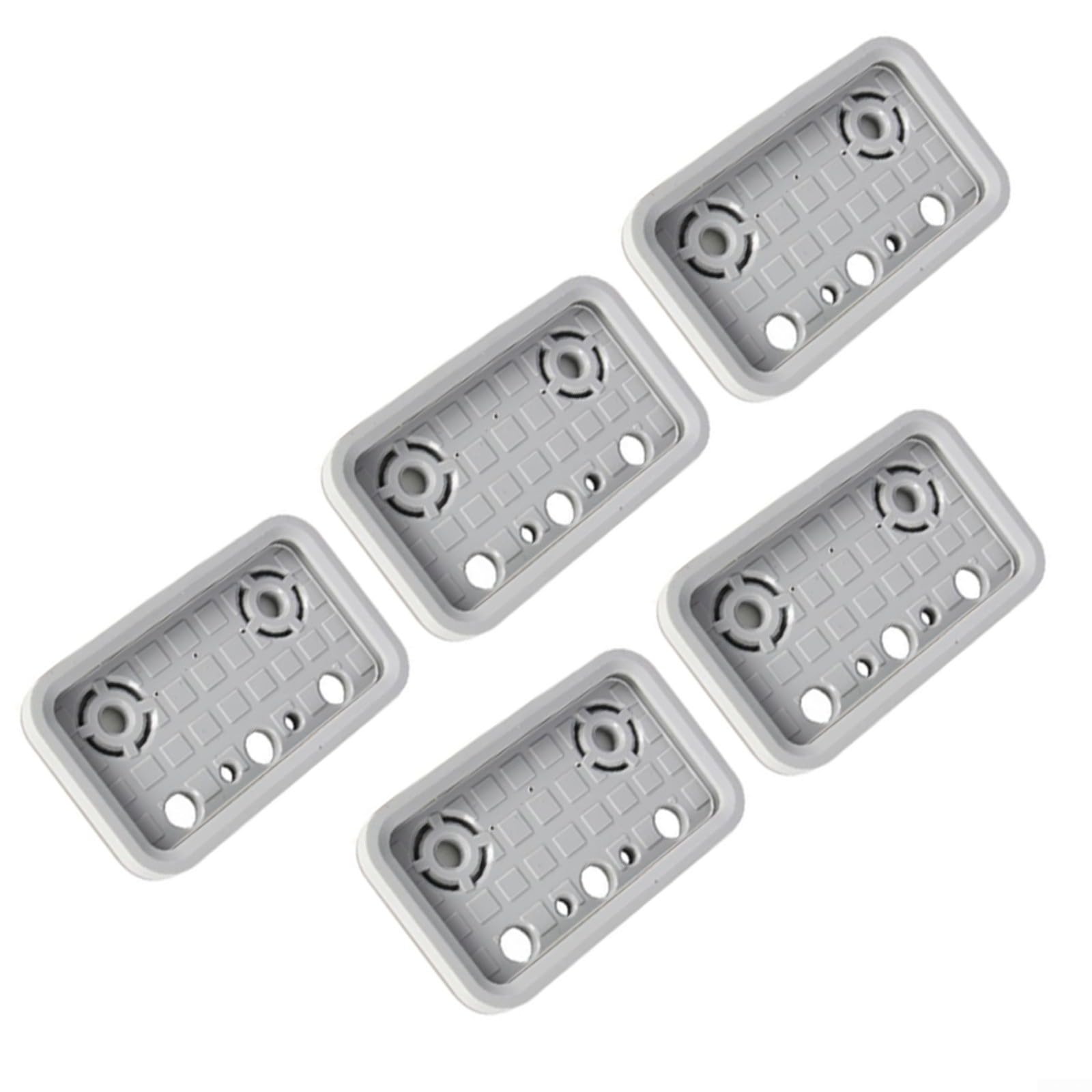5 unidades CNC para almohadillas de vacío 125 x 75 x 17 mm de goma con microagujeros para centros de mecanizado Homag y Nanxing