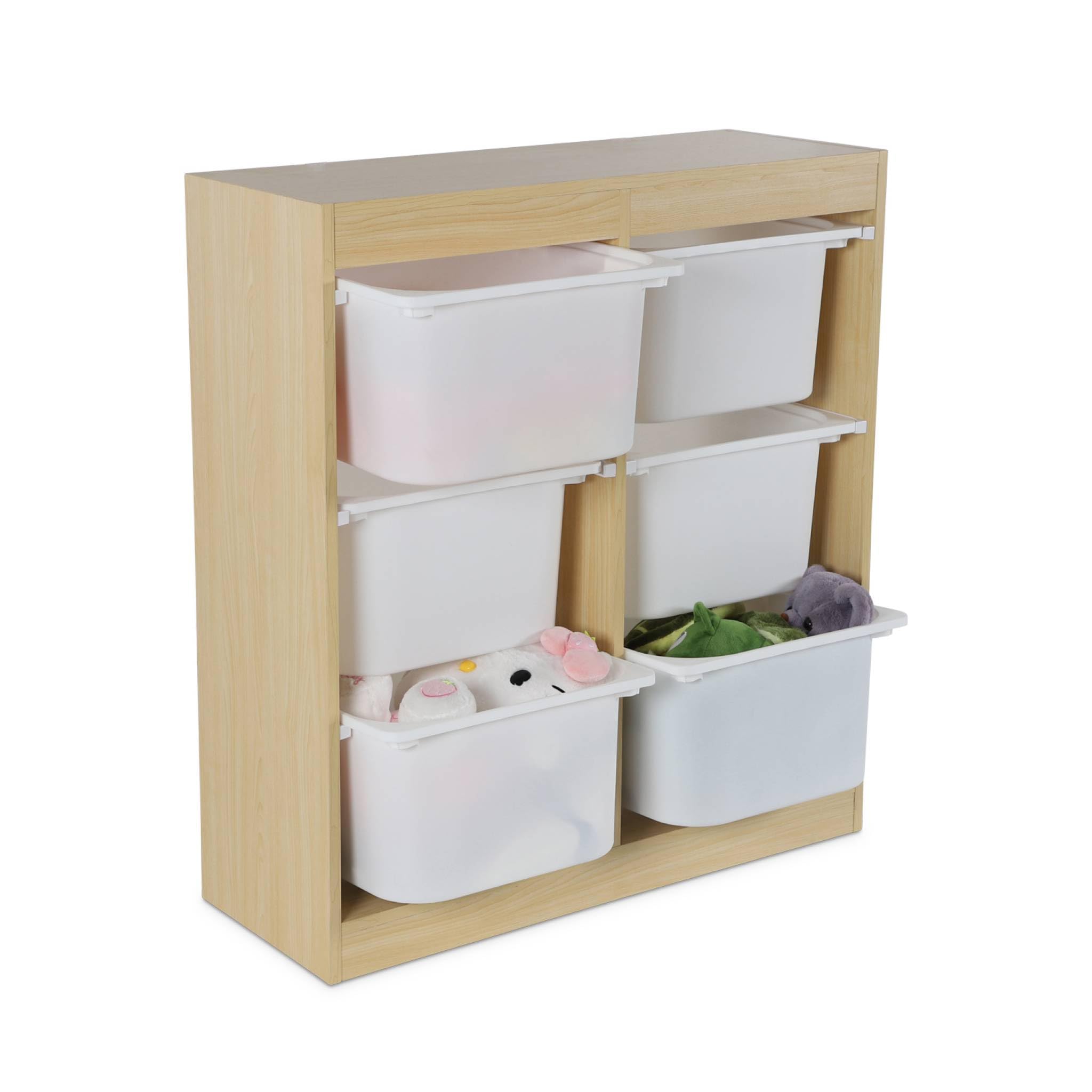 Sweeek Sora Armario Infantil 6 Cubos Almacenaje 81.5x30x89 cm