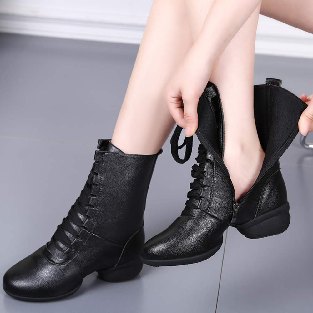 HROYL Mujeres y Grils Zapatos de Baile para Mujer Zapatos de Baile Latino Mujer Tango Salón Latino Zapatos de Baile,YMJ1816