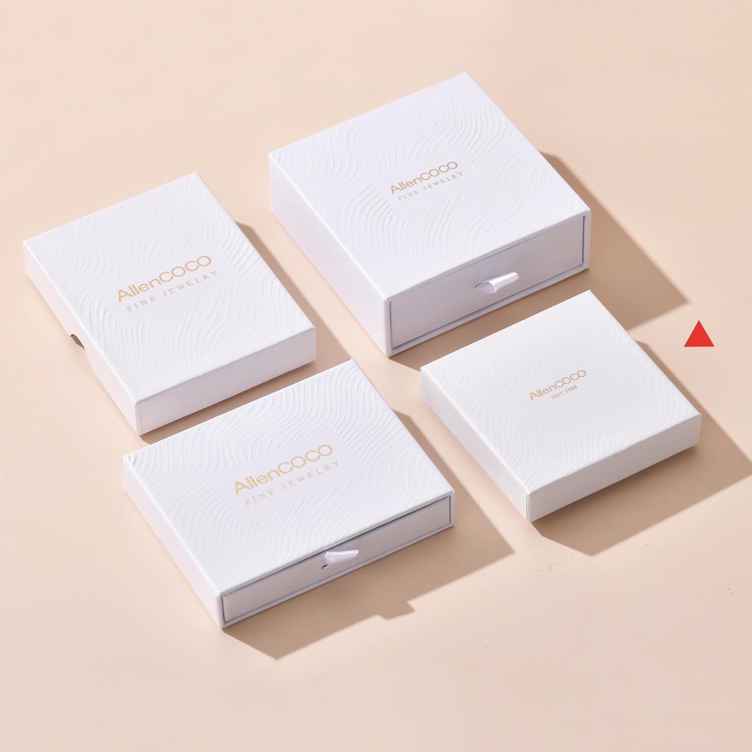 AllenCOCO 14K Gold Plated Stackable Rings, 3 Ring Set with CZ Cubic Zirconia, Gold & Silver Stacked, Interlocking Band for Women Statement - Image 7