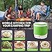 OSBA Mini Rice Cooker, 1L Travel Rice Cooker Small 12V For Car, Cooking For Soup Porridge and Rice, Cooking Heating and Keeping Warm Function(Green)