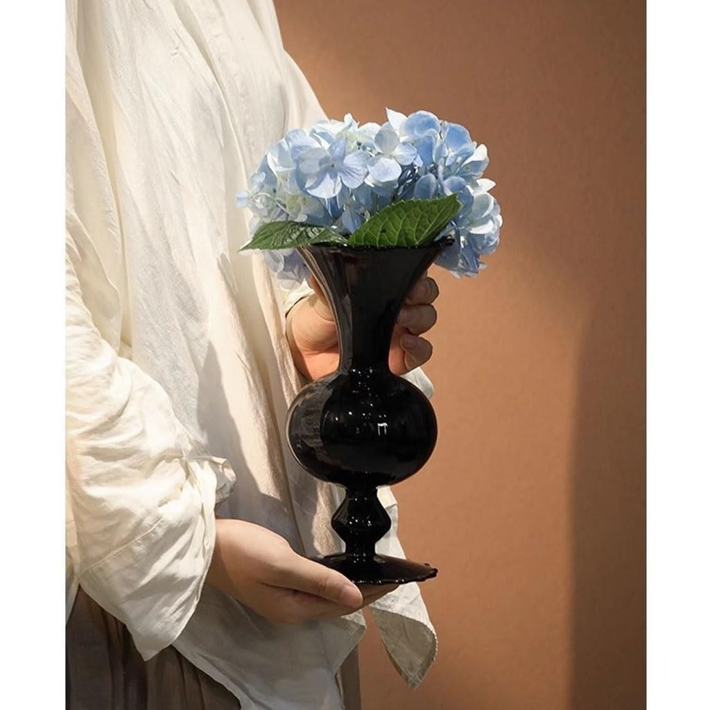 Vaso Semplice vaso di vetro nordico Vaso di fiori Soggiorno Camera da letto Tavolo da pranzo Decorazione Ornamenti squisiti Vaso In Ceramica
