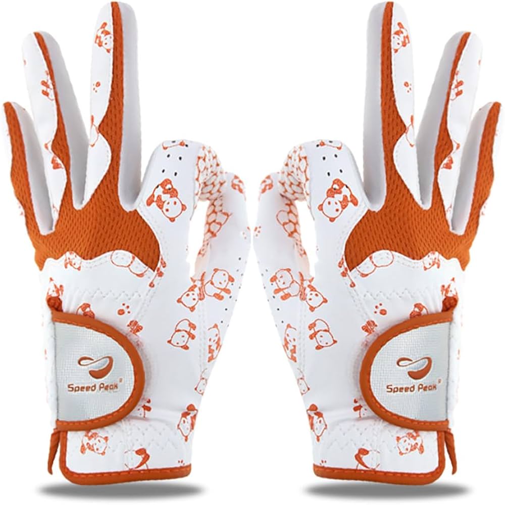 Amazon | レディース ゴルフグローブ 両手用 Wグリップ グローブ