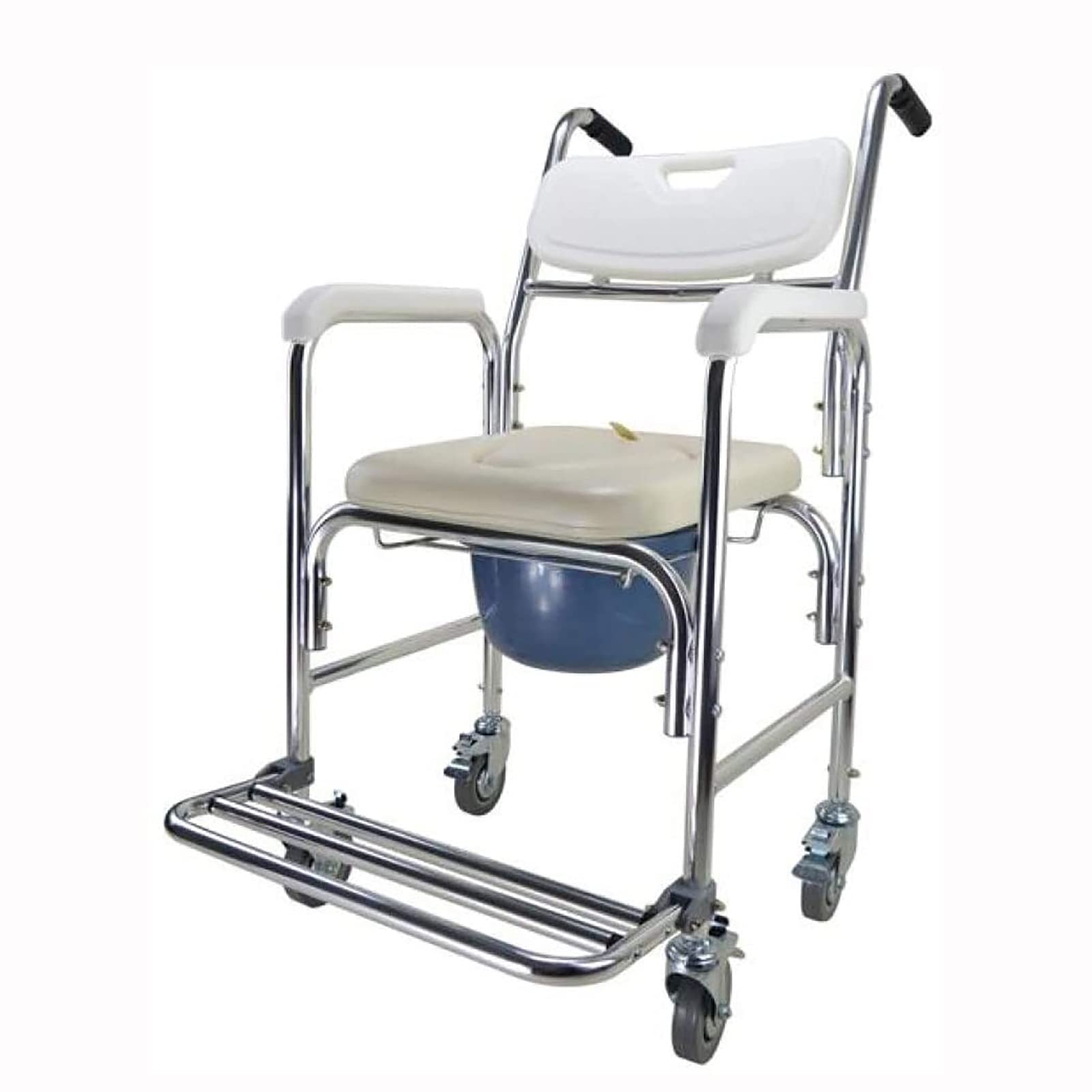 Buy 4 in 1 Commode Chair/with Wheeled Toilet Chair/Wheelchair Shower