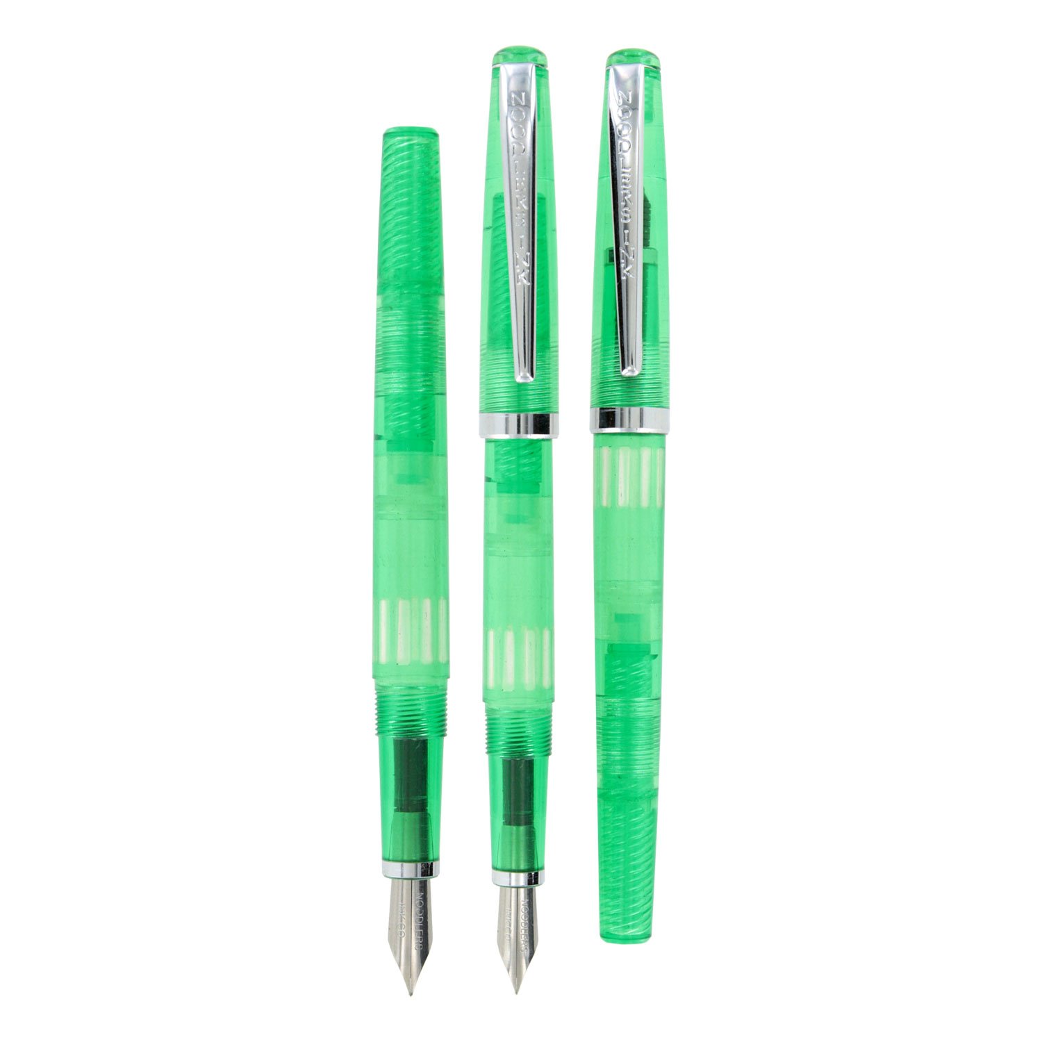 Noodler’s Stylo plume standard Nib Creaper Green Bay Demonstrator