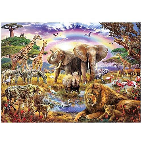 Preisvergleich Produktbild MRlegendary 1000pcs Puzzlespiele Für Erwachsene, Einzigartige Tierpuzzlespiele, Pädagogisches Und Intellektuelles Spielzeug Zum Stressabbau, Erwachsene Und Kinder, Inneneinrichtung