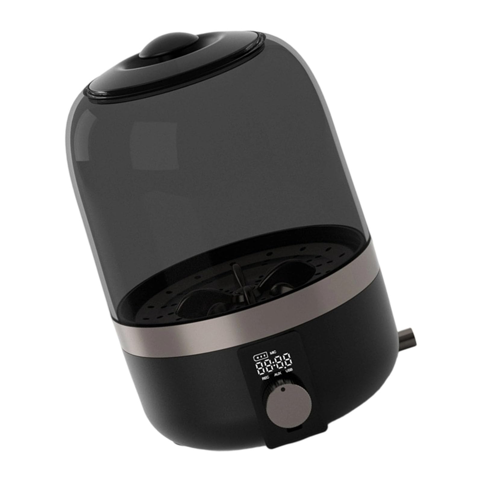 Buxuaaaa Dense Travel Washer 6000mAh Rechargeable Underclothes Hosiery Cleanser with Turn Dry Vertical Storage for Backpacking Dormitory Use ABS+PET Transportable Washer