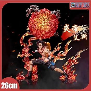 Amazon.co.jp: ワンピ ース 火拳のエース 炎帝 フィギュア ガレージ