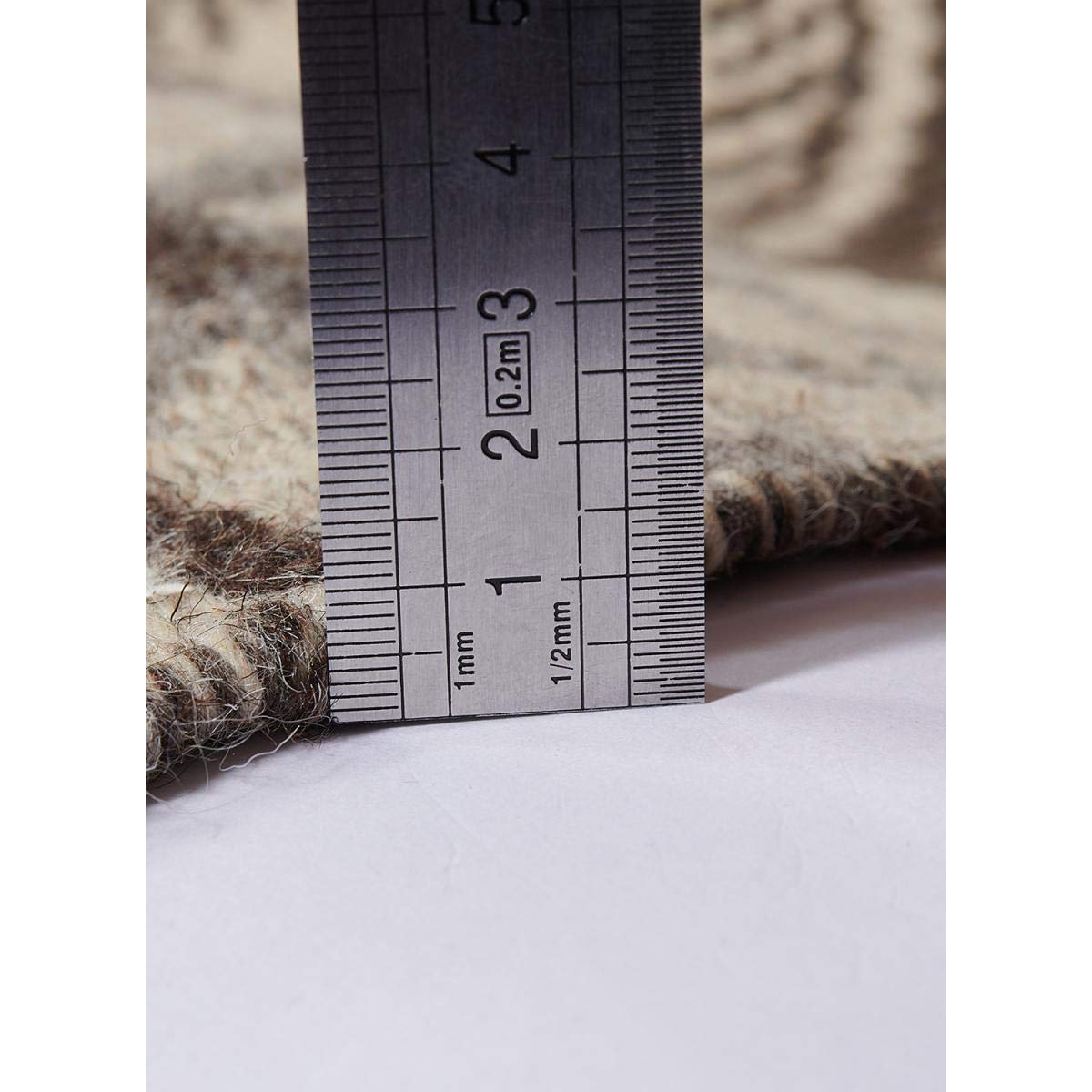 Tapis Kilim 200x290 MALSA Reversible Gris Fait Main en Laine Certification Care and Fair idéal pour Salle à Manger