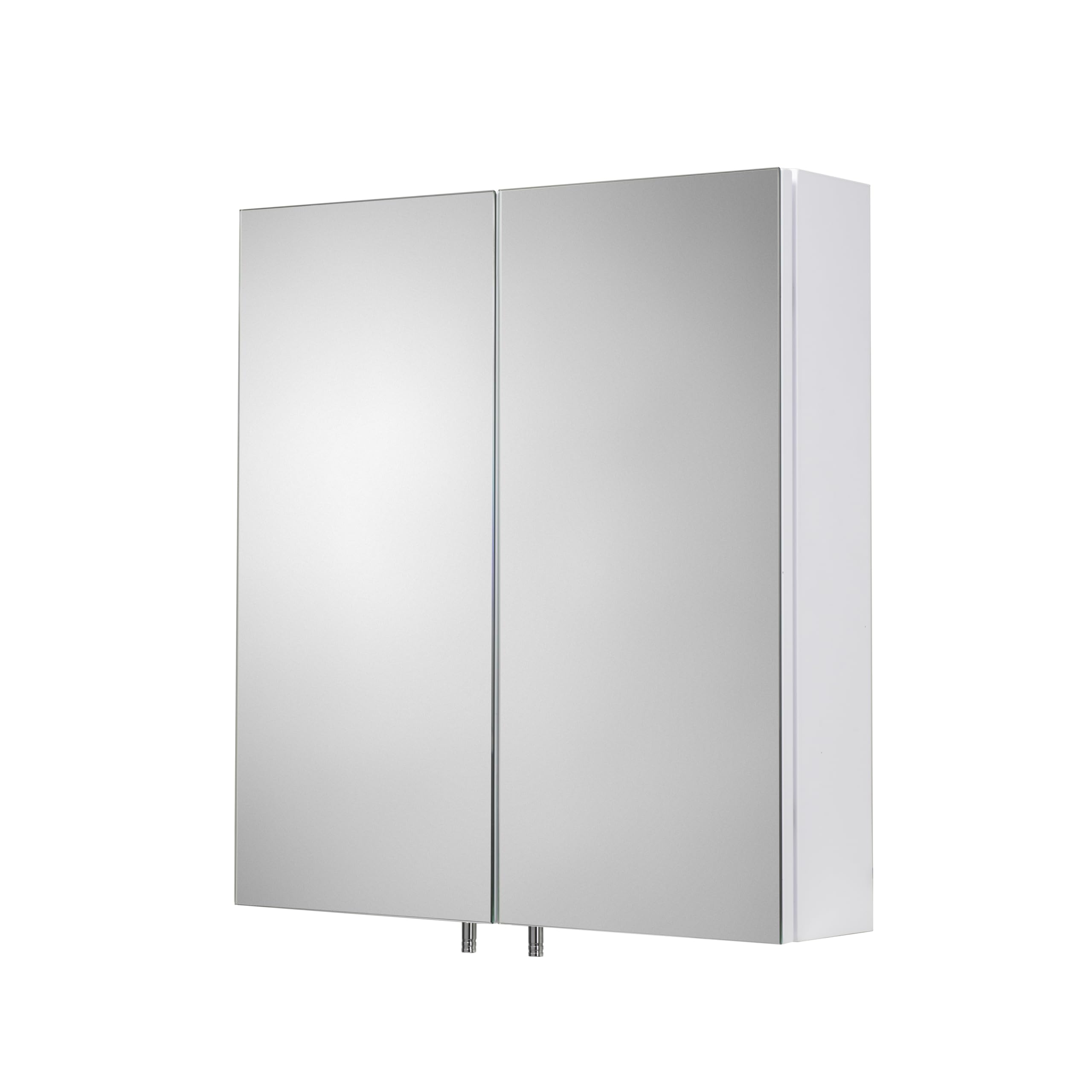 Croydex Dawley White Double Bathroom Wall Cabinet With 2 Mirror Doors (H)690mm (W)600mm from B&Q