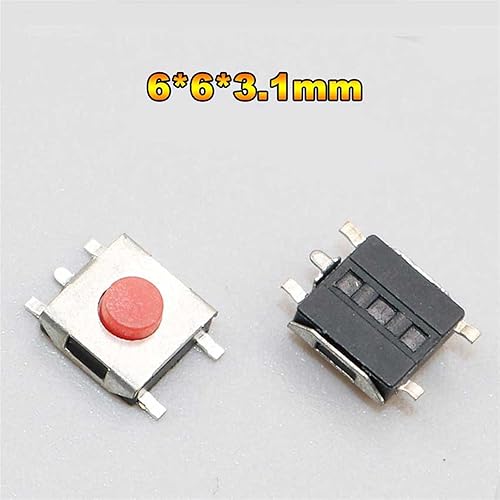 Miniatura 4 de 10 interruptores táctiles de botón para control remoto para automóvil, botón táctil, microinterruptor, momentáneo, SMD DIP 2 x 4 3 x 6 4 6 x 6