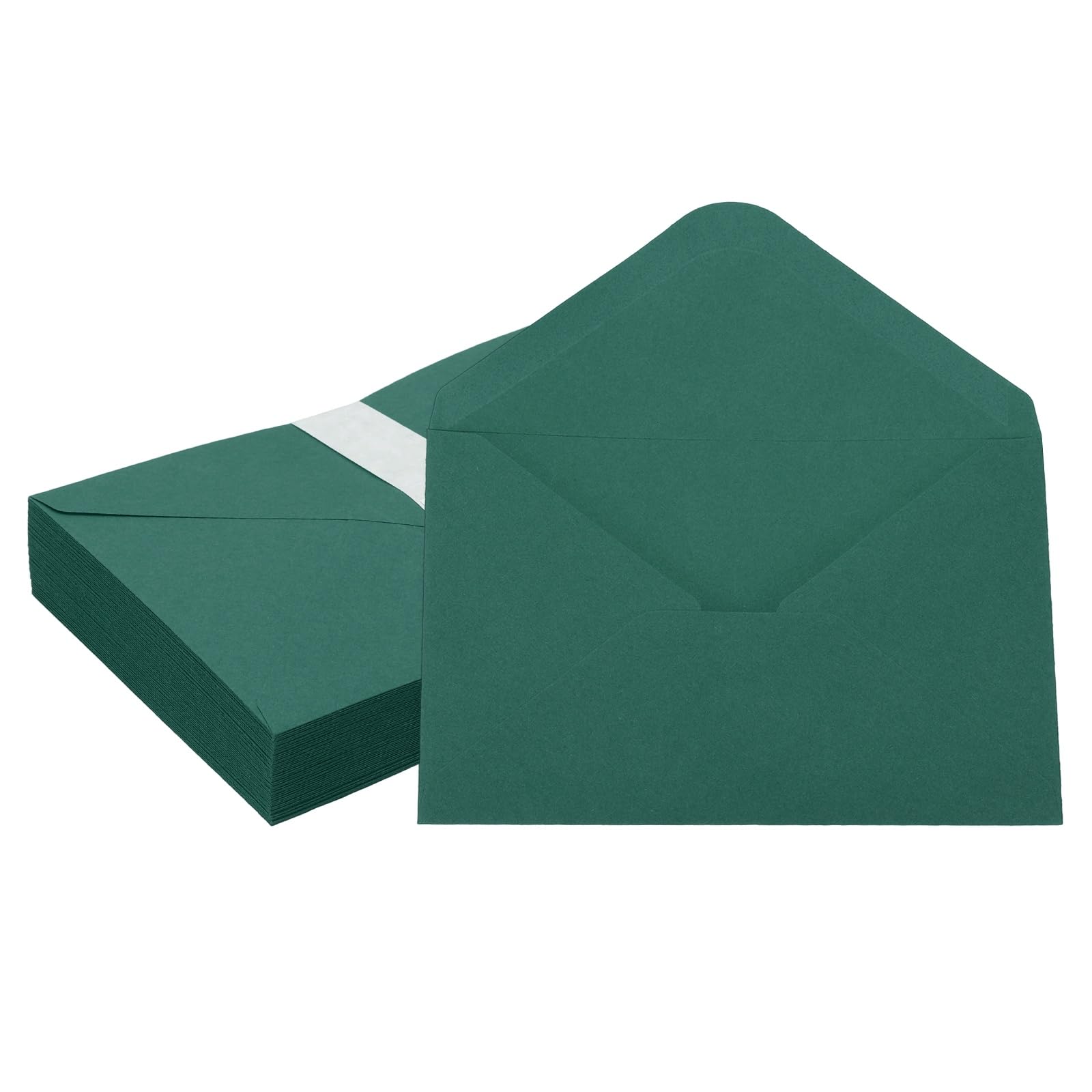 PATIKIL 7x5 Inch Invitation Envelopes, 50 Pcs A7 Greeting Card Envelopes V-Flap Envelopes Card Sleeves for Mailing Wedding Sending Birthday Graduation