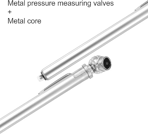 Miniatura 4 de X AUTOHAUX 5 unidades, 10-100 PSI, doble cabeza, camión, neumático, medidor de presión de aire, agarre para bicicleta, ATV, coche, SUV, probador de