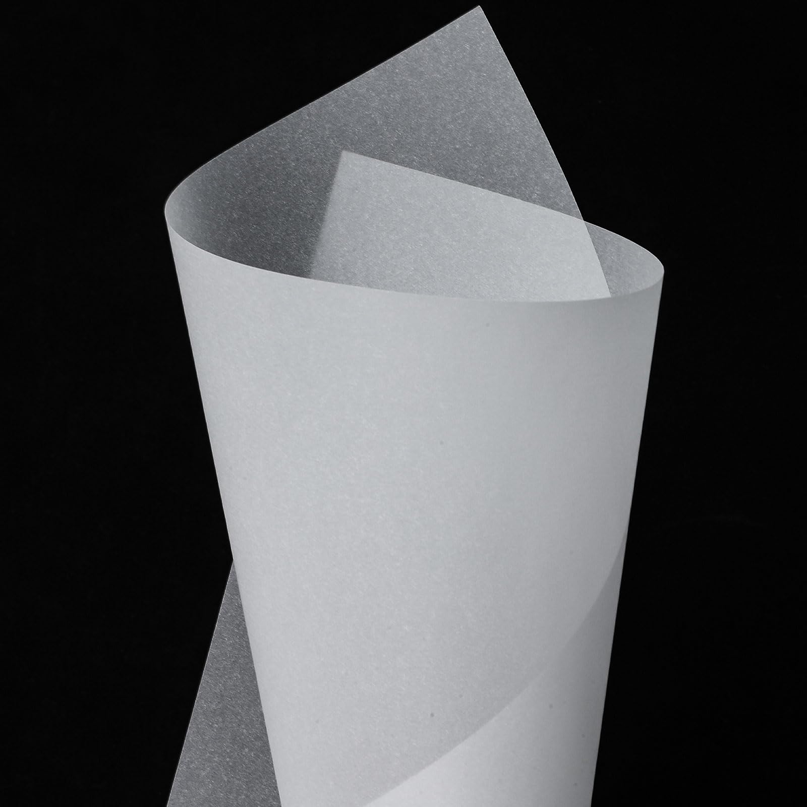 STATIONERY ISLAND Transparant papier, bedrukbaar, A4, 100 vellen, 90 g/m², wit perkamentpapier om te bedrukken, bedrukbaar architectenpapier