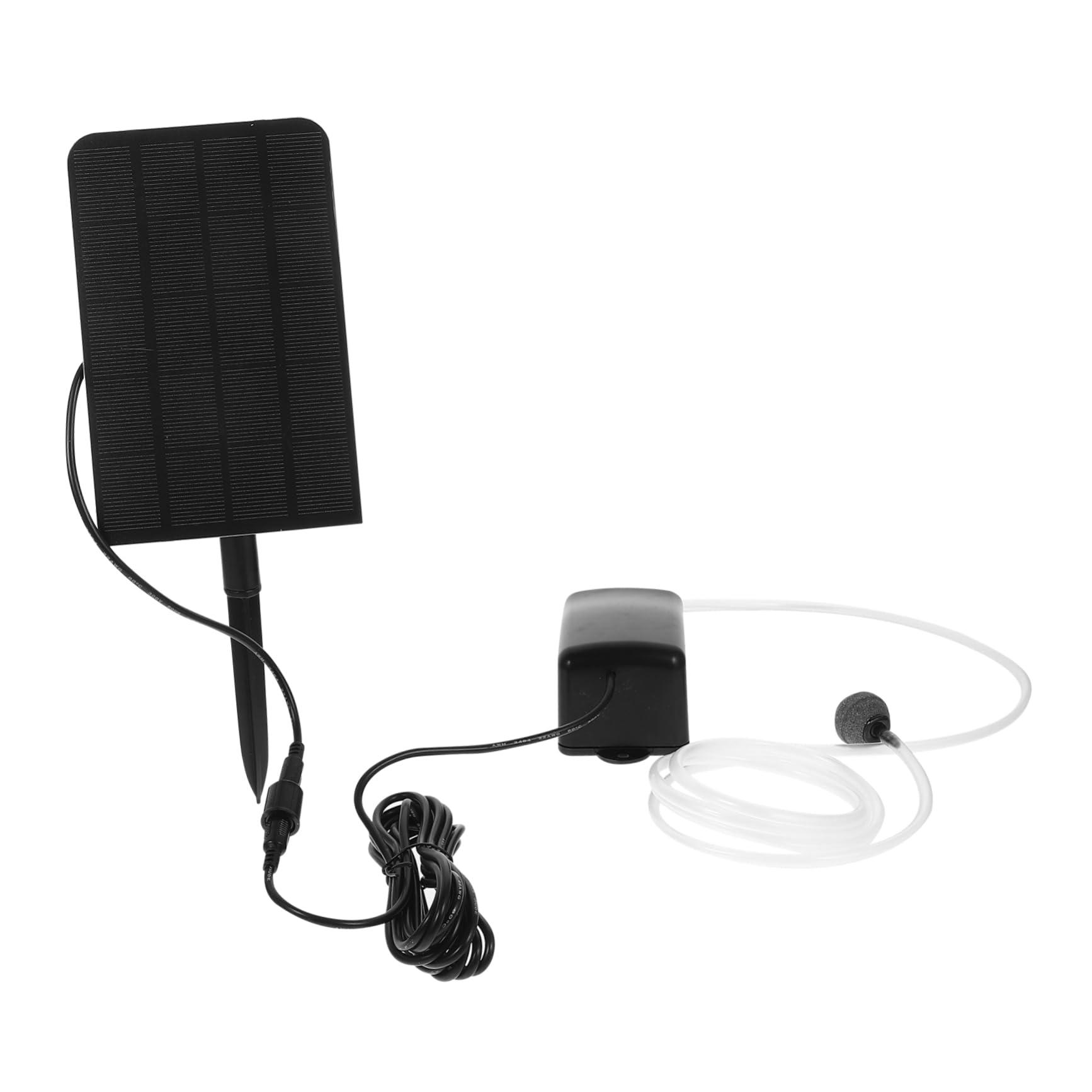TOYANDONA 2 Pezzi Pompa ad solare air pump pompa ad aria aeratore per laghetto pompa solare dell'acquario aeratore per acquari aeratori per laghetti all'aperto cristallo di silicio