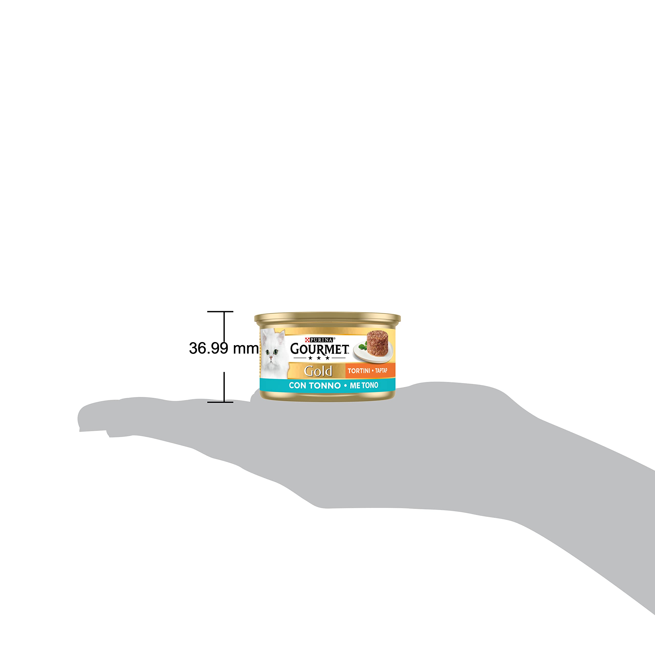 GOURMET Gold Cibo Umido per Gatti Adulti Tortini con Tonno 24 Lattine da 85g
