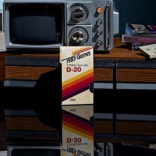 Miniatura 3 de DUNGEON CRAFT VHS Dice - Rojo rubí