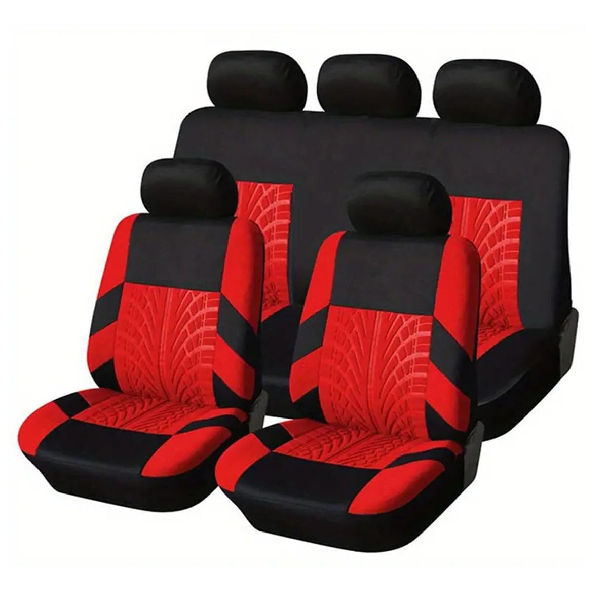 Genérico Juego Completo de Fundas Asientos Coche para BMW E46 3 Series Touring 1998-2006, Fundas Coche Asientos Universales Compatibles con Airbag, Transpirables, Lavables Evzo1