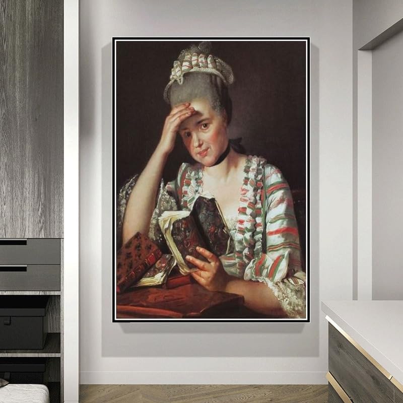 Miniatura 2 de Kits de pintura DIY para adultos Retrato De Marie Joséphine Buron Pintura por Jacques Louis David Pintura DIY Pintura por Números Kits sobre lienzo