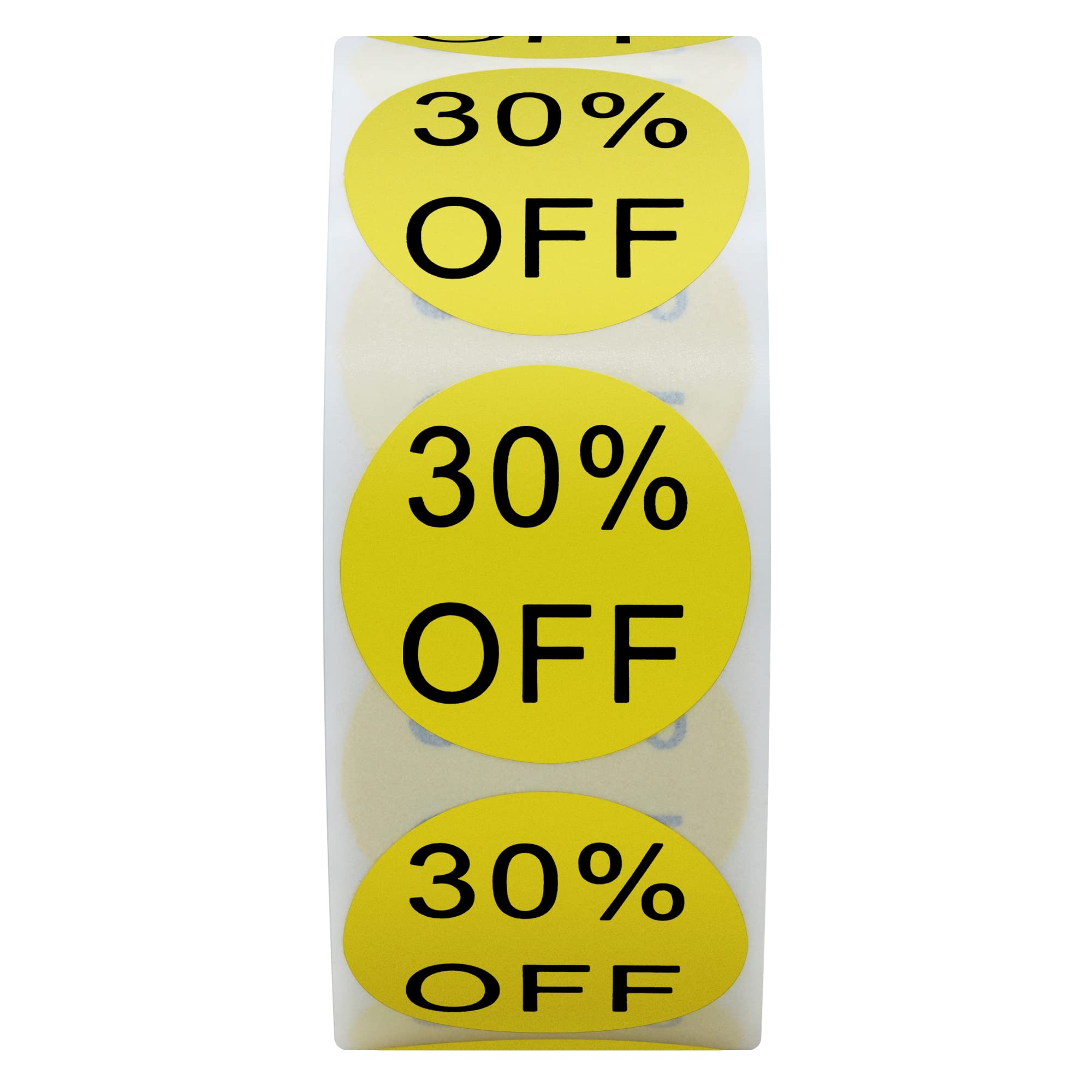 Hycodest 500 pcs Pruduct Stickers Off 30% Pormotion Labels for Retail Stores Supermarkets,25mm - Image 4