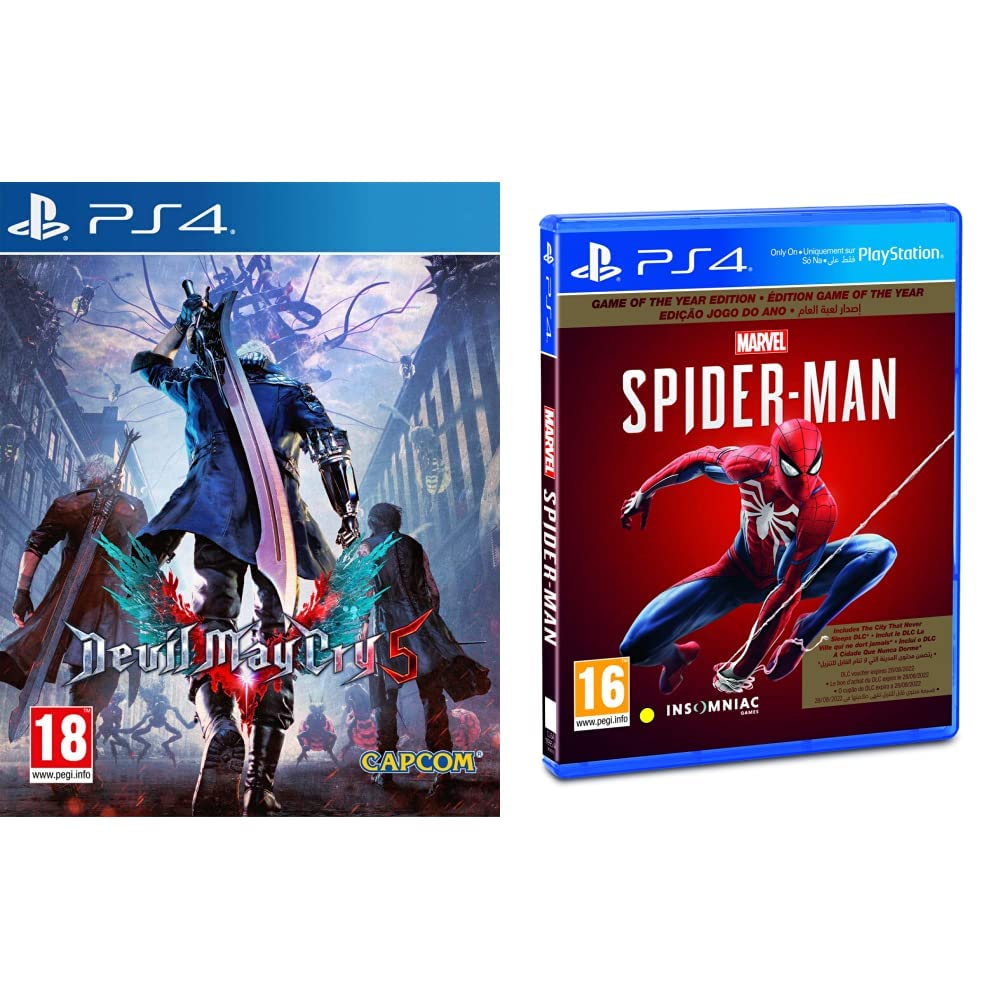 Capcom Devil May Cry 5 (PS4)+Sony Marvels Spider-Man G.O.T.Y Ps4 (B08NV3D4GX) Amazon Price History, Amazon Price Tracker